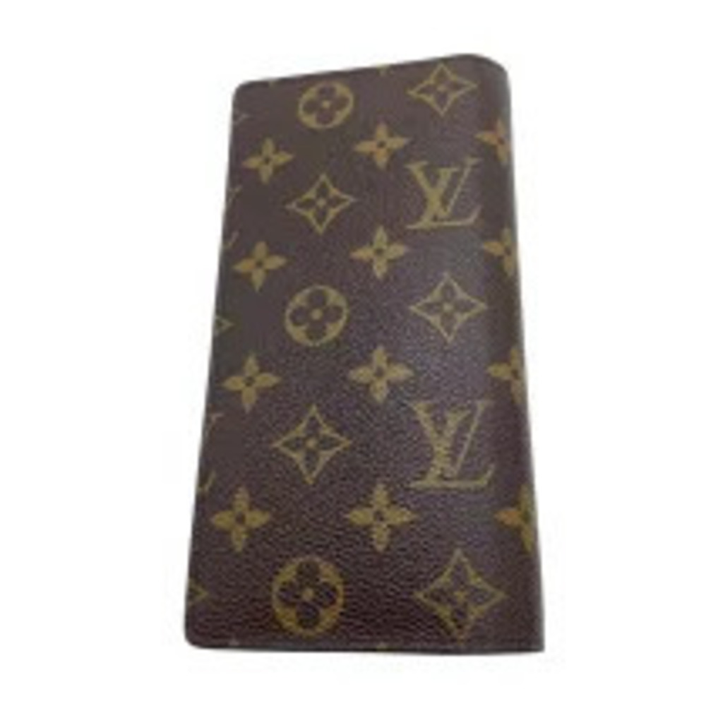Louis Vuitton Long Monogram Plaza Portefeuille Wallet Brown